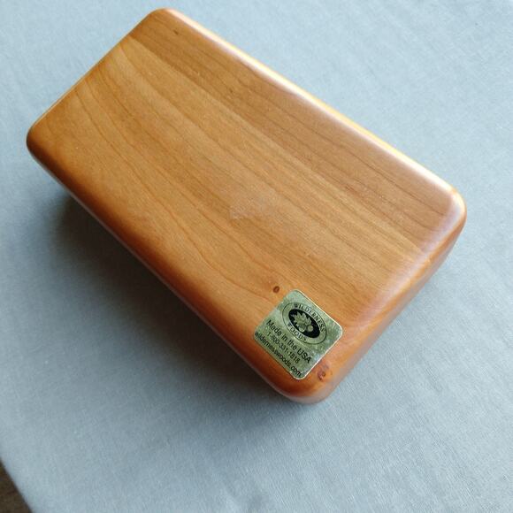 Wilderness Woods Eagle Box & Set of 8 Cork Coasters laser etched wood vintage - Picture 7 of 15